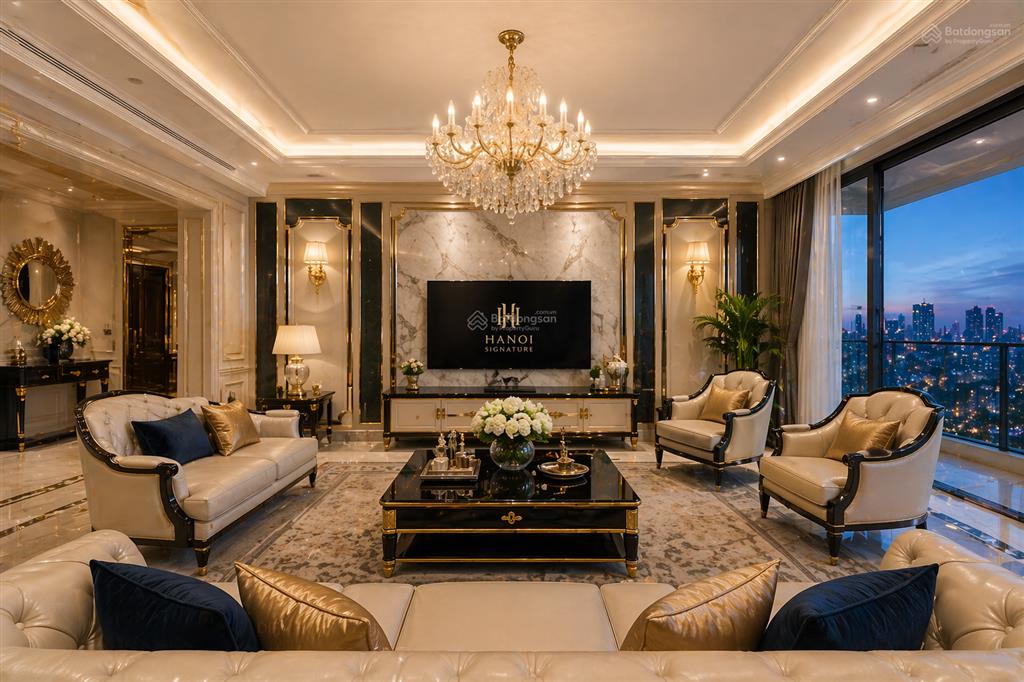 Bán căn 3pn 177m² siêu sang tại hà nội signature nội thất cao cấp giá từ 38 tỷ