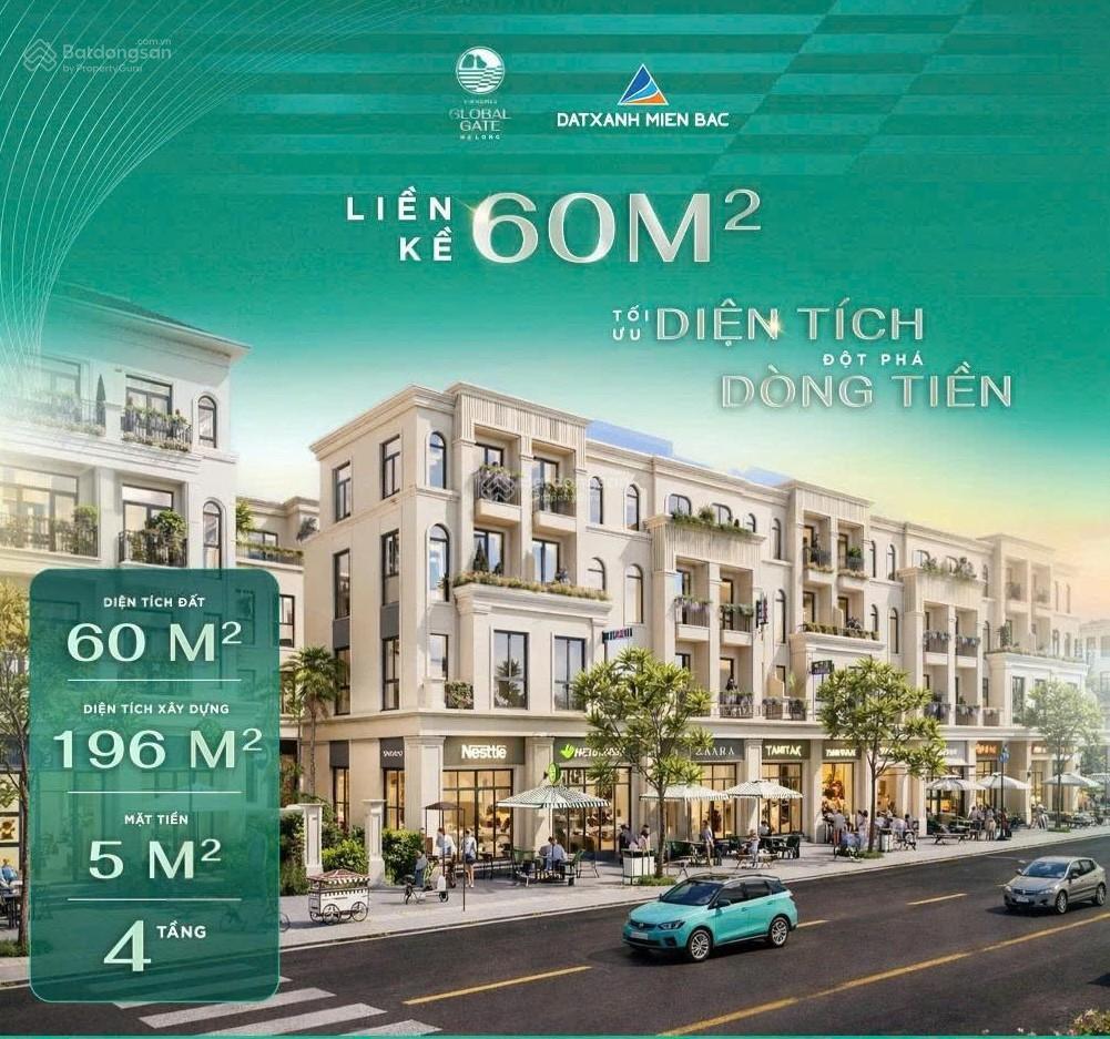 Liền kề 60m² global gate hạ long  sản phẩm phù hợp cho khách hàng quan tâm nhất đợt đầu