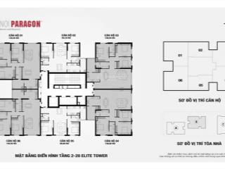 Bán căn hộ 2 phòng ngủ hà nội paragon 90,1m giá chỉ 8,3 tỷ