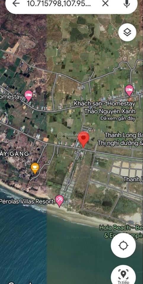 Bán đất tặng nhà, mặt tiền đường hòn lan 40m, gần biển, thanh long bay, perolas