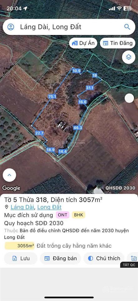 Bán đất tại láng dài, 3,55 tỷ, 3500m2, giá cực chất