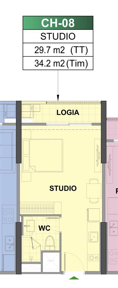 Không có nhu cầu sử dụng chính chủ cần bán studio tòa ld1  vinhomes ocp1  nhận nhà tháng 9/2026