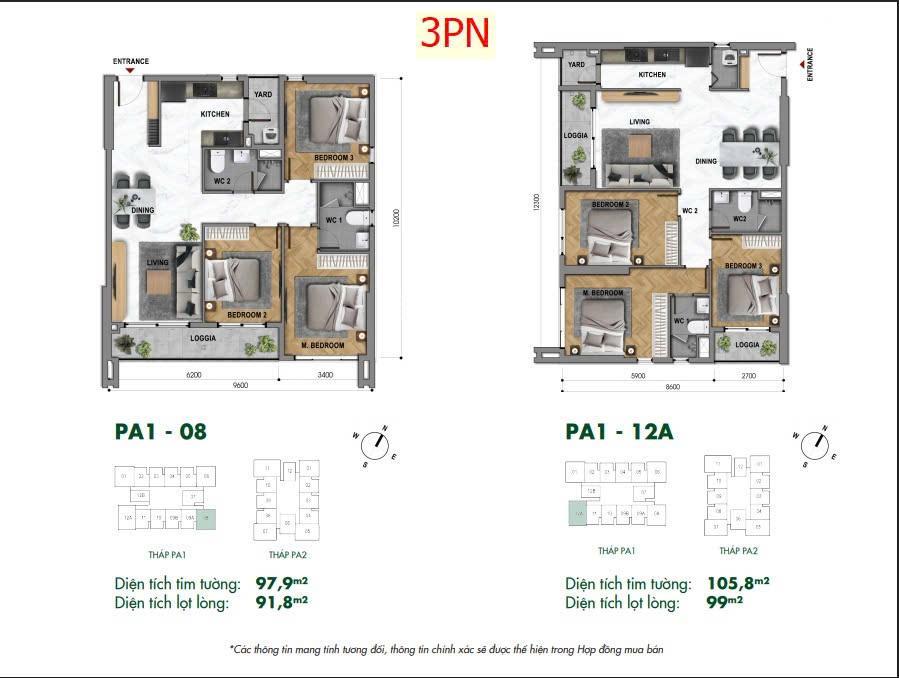 Cần bán căn 3pn the park avenue chỉ 8,3 tỷ (đã gồm vat)