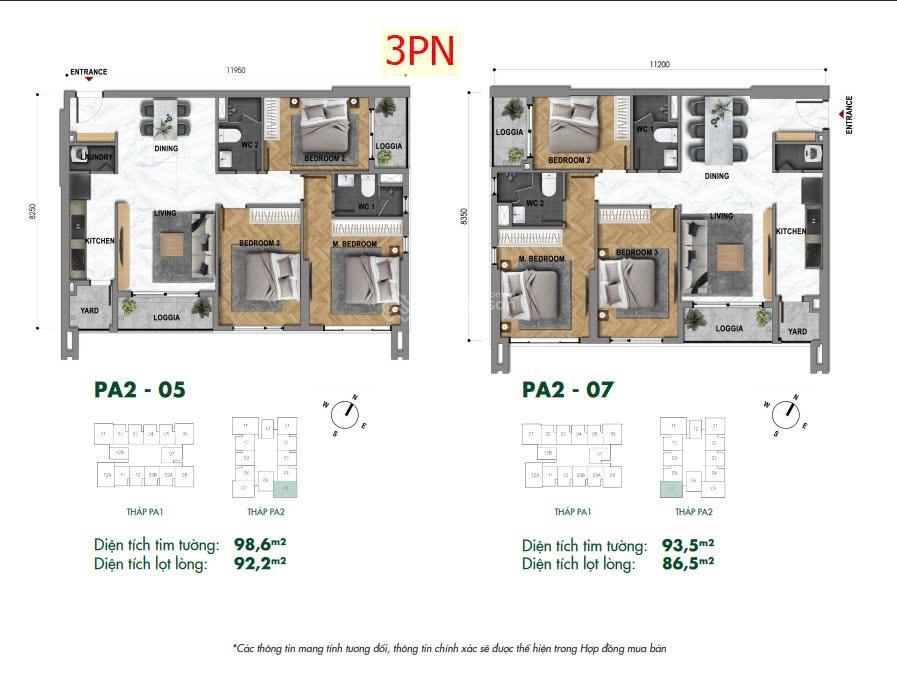 Cần bán căn 3pn the park avenue chỉ 8,3 tỷ (đã gồm vat)