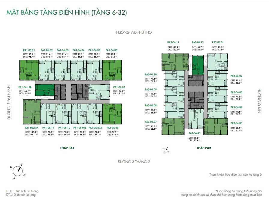 Cần bán căn the park avenue 2pn giá chỉ 6 tỷ view đẹp