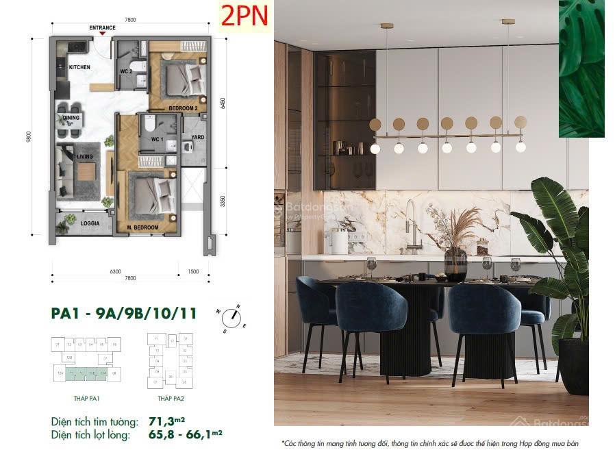 Cần bán căn the park avenue 2pn giá chỉ 6 tỷ view đẹp