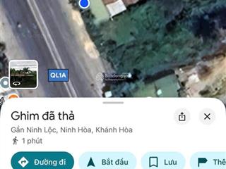 Cần bán gấp đất mặt tiền đường quốc lộ, ngay trung tâm ninh hoà