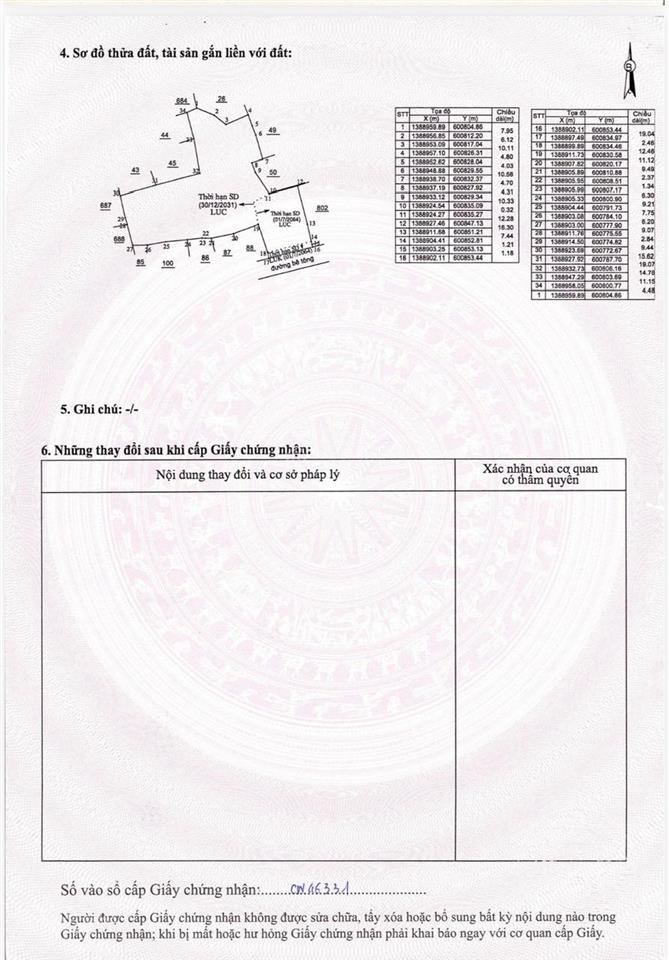Cần bán lô đất ngay trung tâm ubnd ninh thọ 2368,8m2 full đất ở