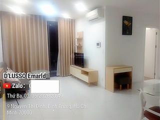 Cho thuê căn góc d'lusso 2pn full nội thất | giá 15,5tr/ tháng | dt 75m2