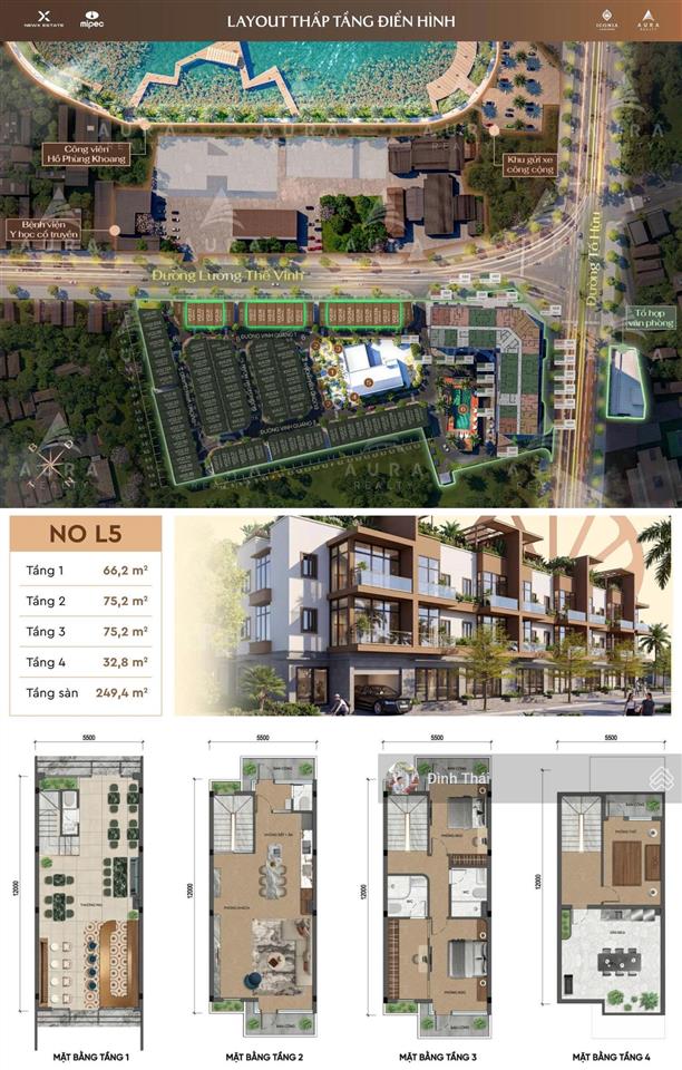 Độc quyền! quỹ lk 75m2*4t dự án iconia lakeside tố hữu giá 436tr/m2 ck cao, htls 0% trong 18 tháng