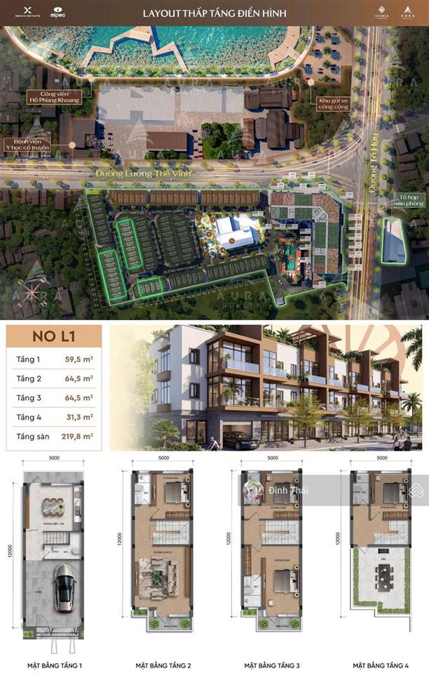 Độc quyền! quỹ lk 75m2*4t dự án iconia lakeside tố hữu giá 436tr/m2 ck cao, htls 0% trong 18 tháng