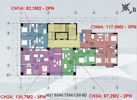 Bán căn hộ cầu giấy 75m² sổ hồng chính chủ