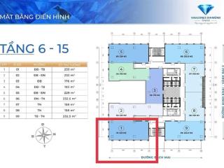 Cho thuê văn phòng 233 m2 tại toà diamond tower bạch mai hà nội