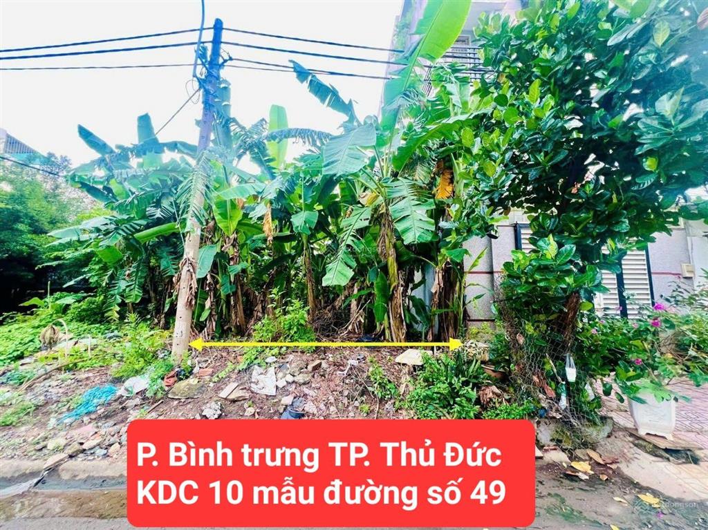 Bán đất kdc 10 mẫu trục đường chính số 49 rộng 20m, diện tích 100m2 đất giá 14.5 tỷ