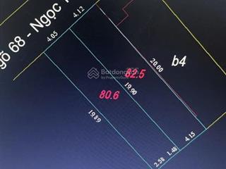Bán đất 82,5m2 tại ngọc thụy, long biên, hà nội, giá ưu đãi 14 tỷ vnd, view đẹp