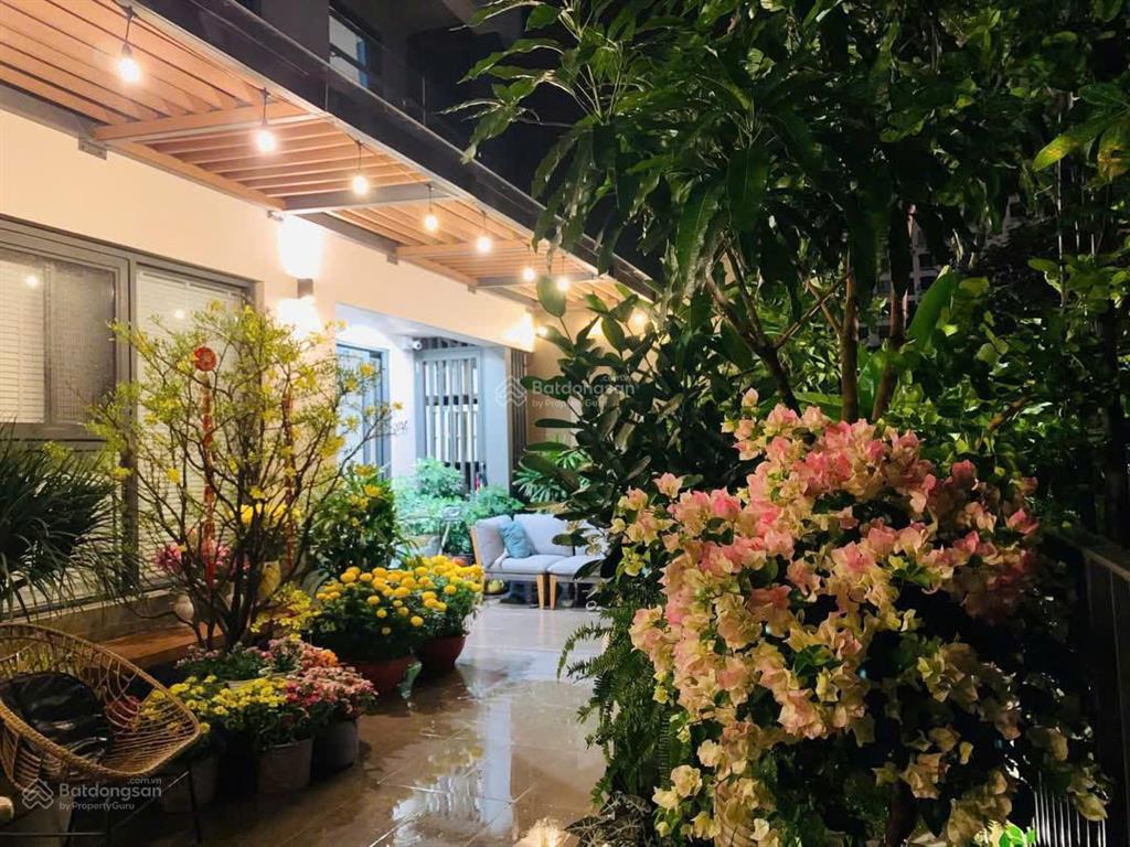Căn hộ phong cách resort tại akari city 97m2 + 38m2 sân vườn giá 7.8 tỷ full nội thất decor