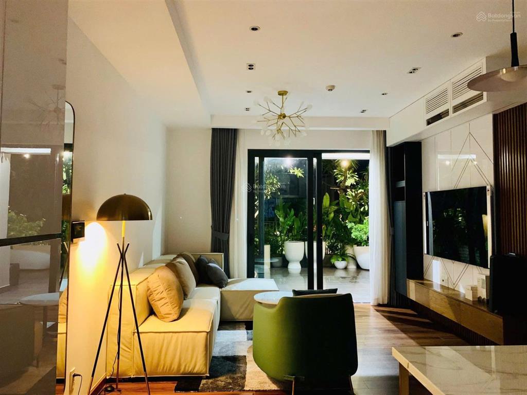 Căn hộ phong cách resort tại akari city 97m2 + 38m2 sân vườn giá 7.8 tỷ full nội thất decor