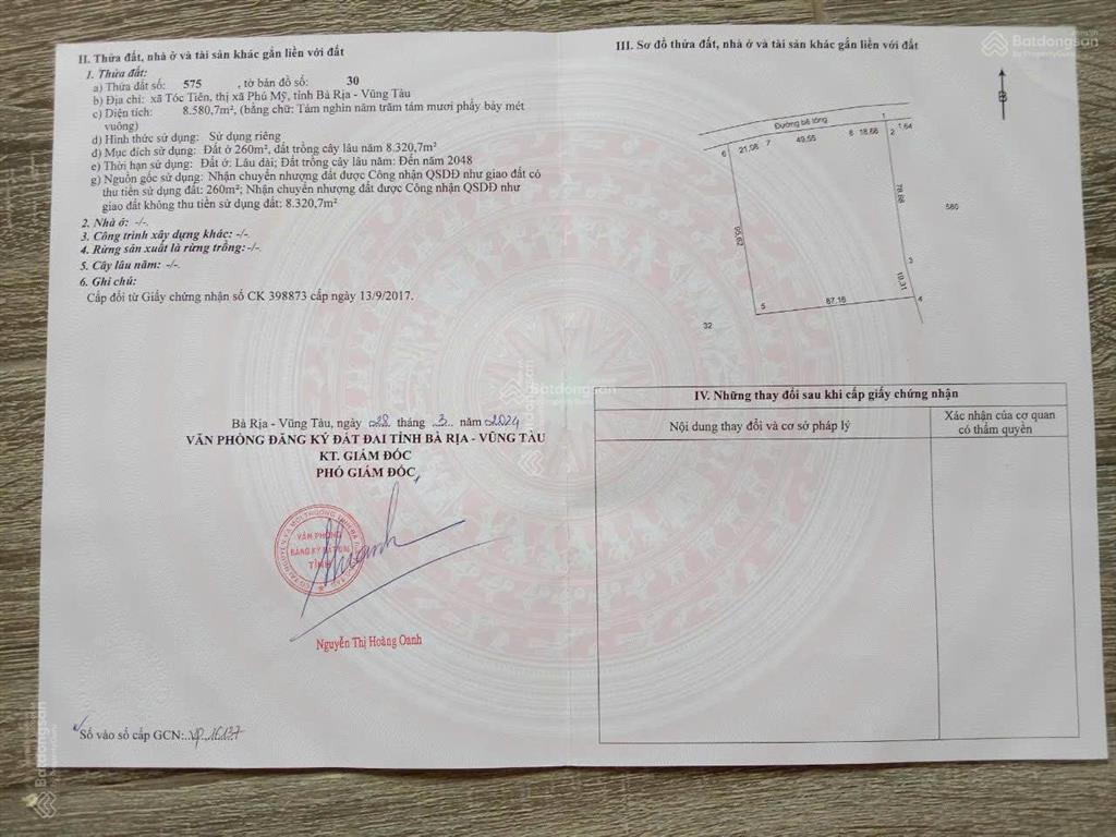 Hot! chủ gửi bán nhanh đất gần trung tâm phú mỹ, dt 88x95m kinh doanh đa ngành nghề