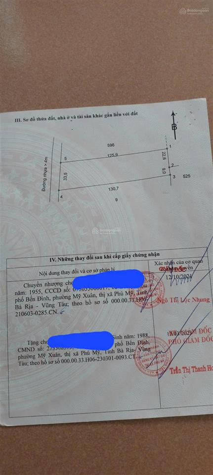 Nóng rồi, đất tp giá chỉ hơn 1tr/m2 chủ gửi 4132m2 đất mt đường nhựa ngay trung tâm tân thành