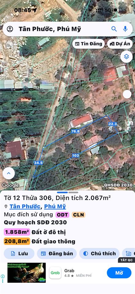 Bán đất trung tâm tại phú mỹ phường tân phước làm kho bãi giá quá rẻ. mua là lời đường xe lớn.