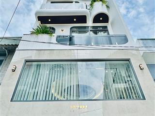 Nhà đẹp 80m2, 4 tầng, ngang từ 5m nở hậu, hẻm nhựa ô tô thông, gần chợ tân bình, 9tỷ