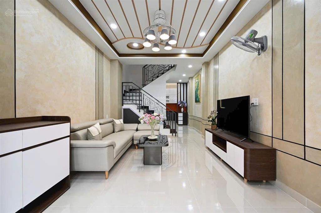 Nhà đẹp 5 tầng, quang trung, gò vấp, full nội thất, hẻm 6m, 46m², 7.x tỷ