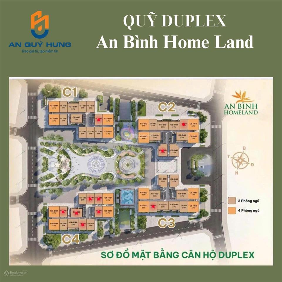 Hàng vip, quỹ căn duplex góc dự án an bình homeland vị trí góc đẹp giá chỉ từ 10,2 tỷ  0941 535 ***