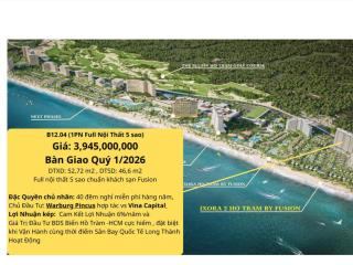 Chính chủ bán căn hộ 1pn 52m2 toà beachfront  full nội thất kèm hợp đồng thuê 236 triệu/ năm