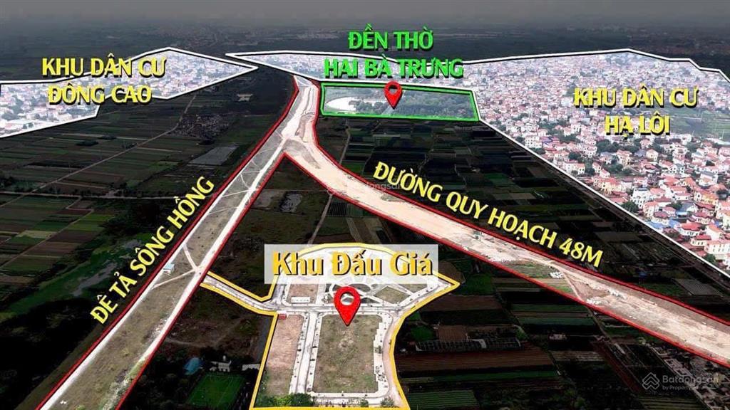 Chính chủ gửi bán lô góc đấu giá x1 đông cao  mê linh