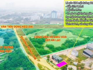 Bán lô góc 84,9m2 mặt đường 24m ,vị trí kinh doanh siêu đỉnh