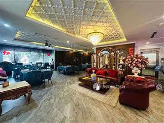 Siêu biệt thự trần kim xuyến lô góc 6 tầng có hầm view vườn hoa đẳng cấp 5 sao (qtll10093)