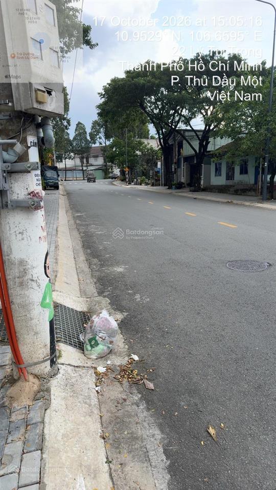Bán đất mặt tiền đường lý tự trọng  phường thủ dầu một  tp.hcm (p.phú thọ, tp.tdm, bình dương cũ)