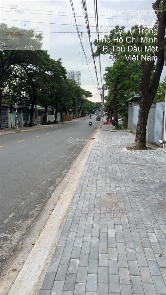 Bán đất mặt tiền đường lý tự trọng  phường thủ dầu một  tp.hcm (p.phú thọ, tp.tdm, bình dương cũ)