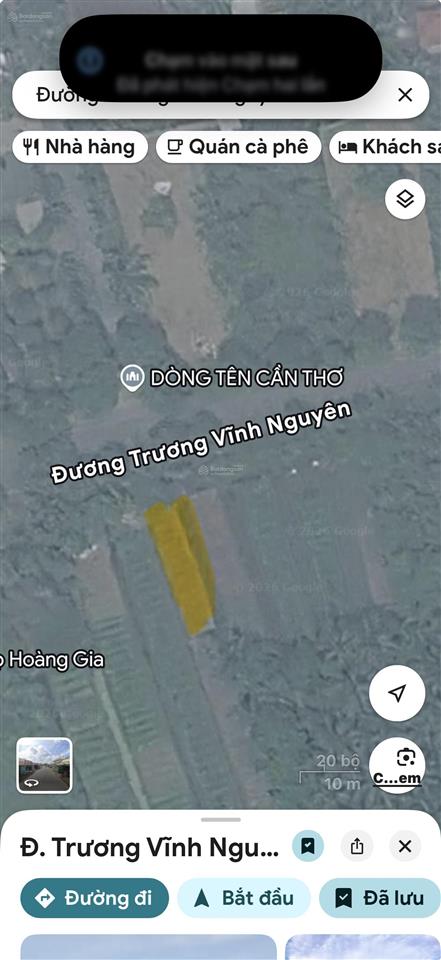 Đất đẹp tại trương vĩnh nguyên, giá siêu hời 12 tỷ, 1500m2, nhiều tiện ích