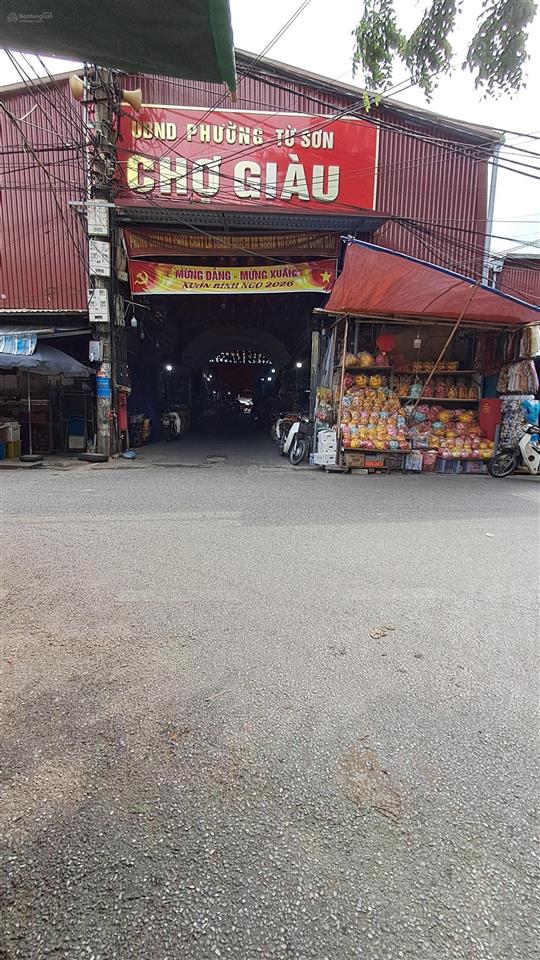 Siêu phẩm đất, phân lô vỉa hè, cổng chợ giàu, tp từ sơn