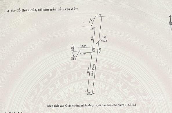 Chỉ hơn 2tỷ lô đất vuông vắn, đường thông xe tải vào, gần đường võ nguyên giáp  nhật tân.