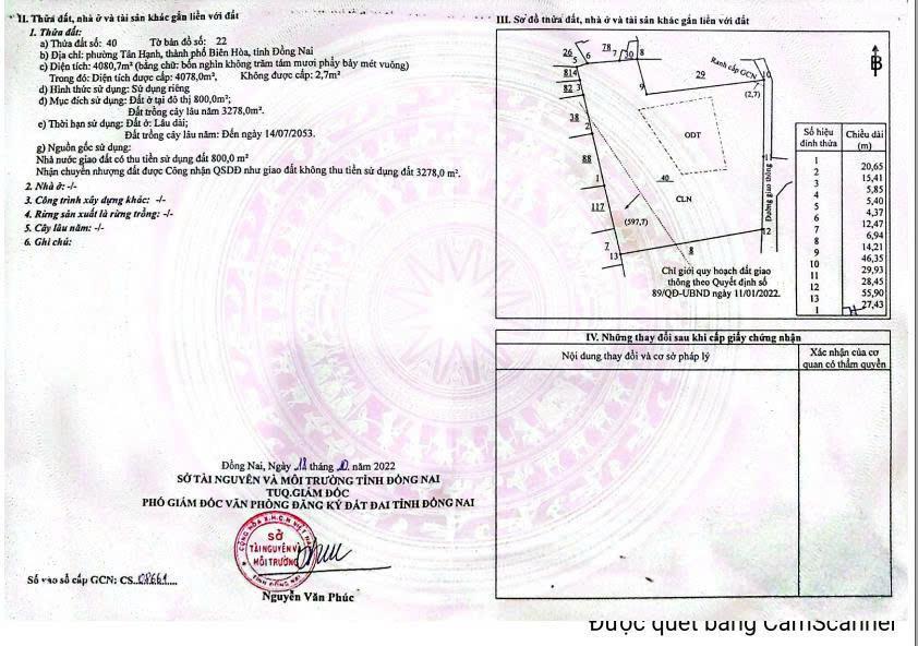 Bán gấp kho xưởng tân hạnh, biên hòa | 4.078m² giá 42 tỷ thương lượng