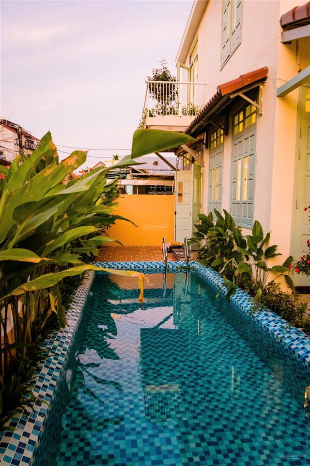 Bán villa 5 phòng hồ bơi, 199,8m2 đất ở đô thị cẩm châu, hội an, đường 10,5m trung tâm, giá 11,5 tỷ