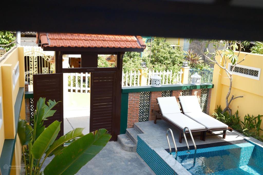 Bán villa 12 phòng hồ bơi, dòng tiền 130tr/tháng, 180m2 ont võng nhi cẩm thanh hội an, giá 10,5 tỷ