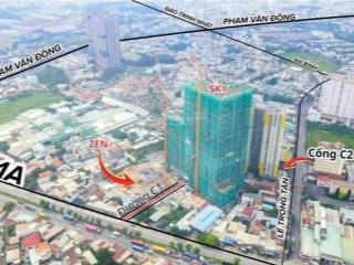 Căn hộ tầng trệt  shophouse bcons polaris mặt tiền đường lê trọng tấn