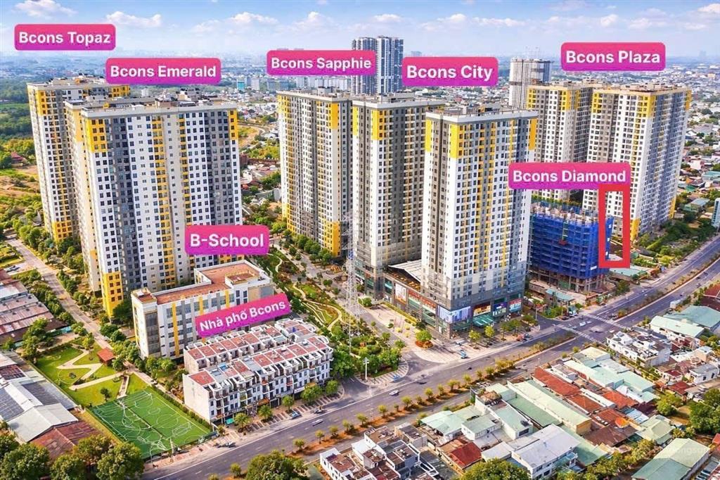 Bán căn 2pn 2wc cụm bcons city giá 2tỷ2 full chi phí