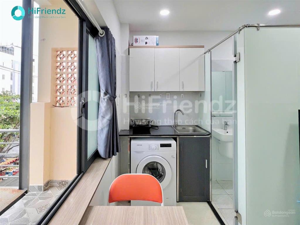 Hình thật giá thật cho thuê căn hộ dịch vụ dạng studio mới xây tại đường lý phục man  quận 7