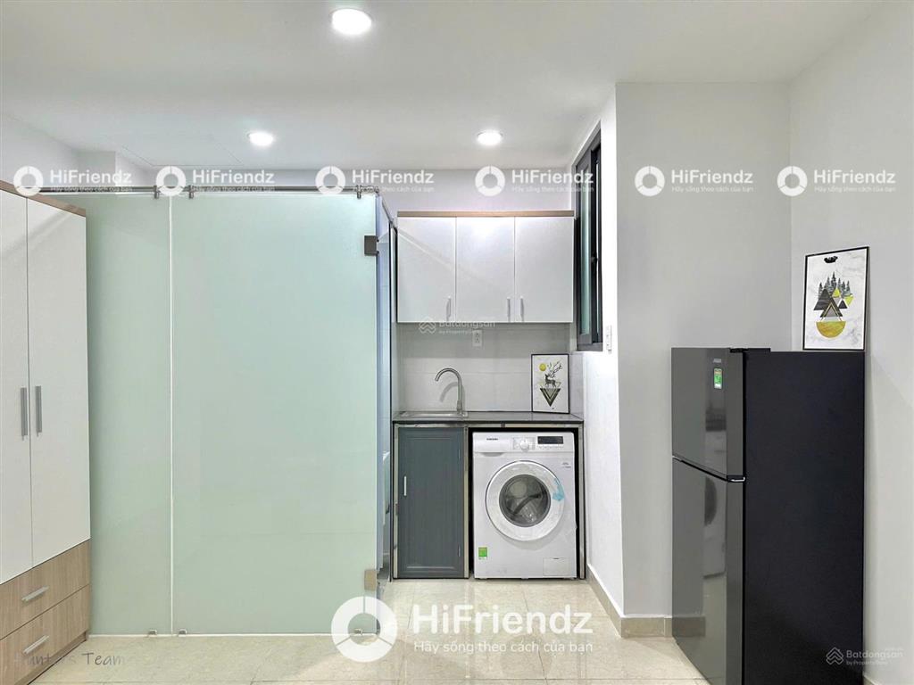 Hình thật giá thật cho thuê căn hộ dịch vụ dạng studio mới xây tại đường lý phục man  quận 7