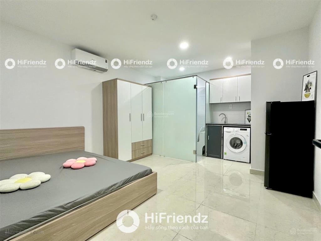 Hình thật giá thật cho thuê căn hộ dịch vụ dạng studio mới xây tại đường lý phục man  quận 7