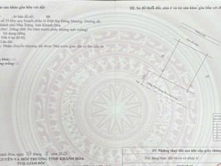 48tr/m2 bán lô đất xây biệt thự 310m2 đường triệu quang phục vĩnh hòa nha trang