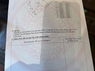 Cần bán 100m2 full thổ cư tại đông yên