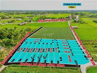 Bán gấp dãy thổ cư vừa lên thổ chưa qua đầu tư, cách nhựa 100m, liền kề ql50b, cọc 60 ngày