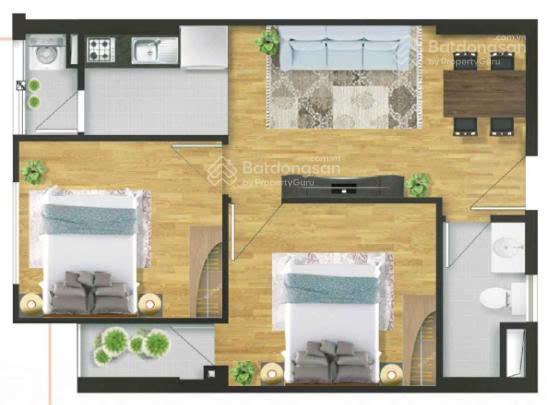 Bán căn hộ chung cư thương mại lạc hồng phúc giá chỉ 1 tỷ 5