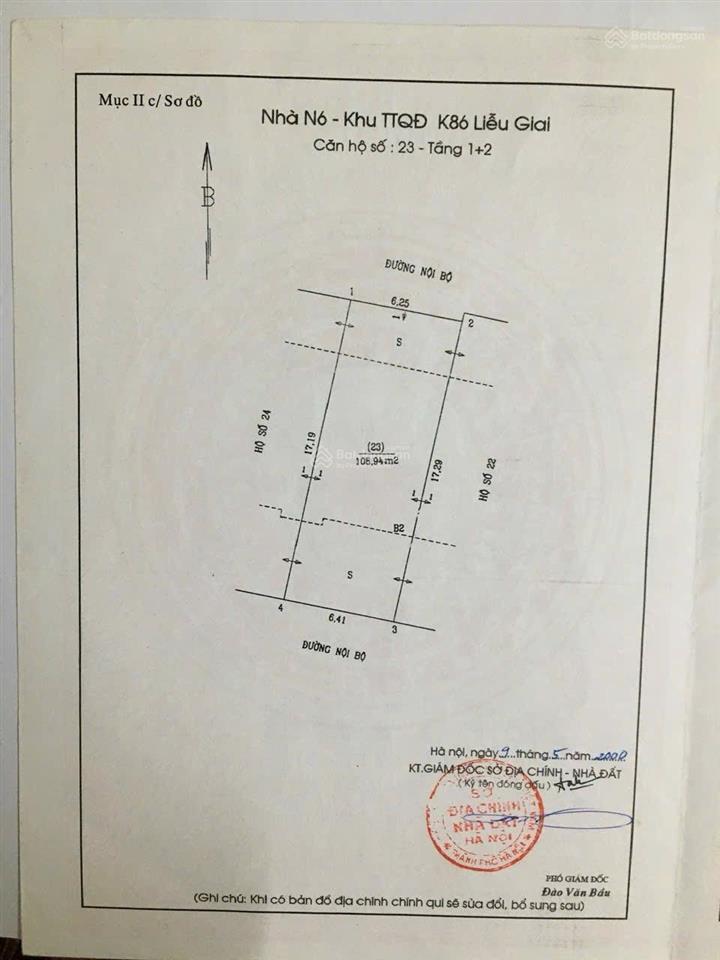 Cc bán nhà 3 tầng kiểu biệt thự 19 phố liễu giai diện tích 120m2 mt 6,8m ô tô