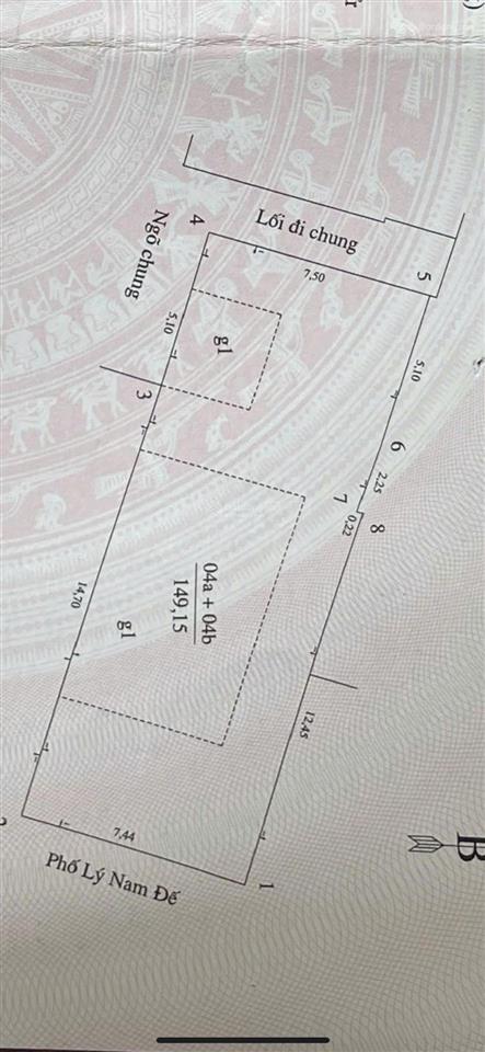 Bán nhà mặt phố lý nam đế, dt 150m2, mt 7.5m, xây 9 tầng,  0916 448 ***